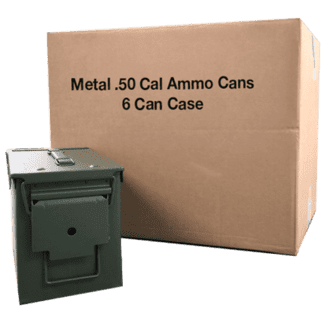 Ammo Can - New Manufacture 50 Cal Can Mil Spec- 6 Can Case - FREE SHIPPING