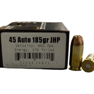 45 AUTO - House of Payne 185 Grain Jacketed Hollow Point - 20 Round Box